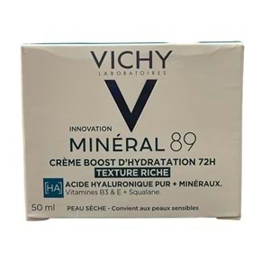 Vichy Mineral 89 Rich Nemlendirici Krem 50 ml