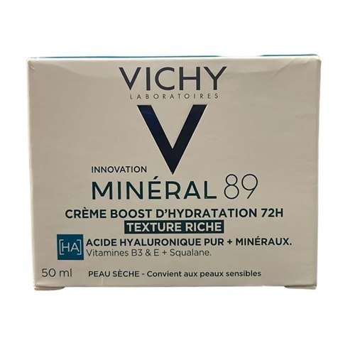 Vichy Mineral 89 Rich Nemlendirici Krem 50 ml