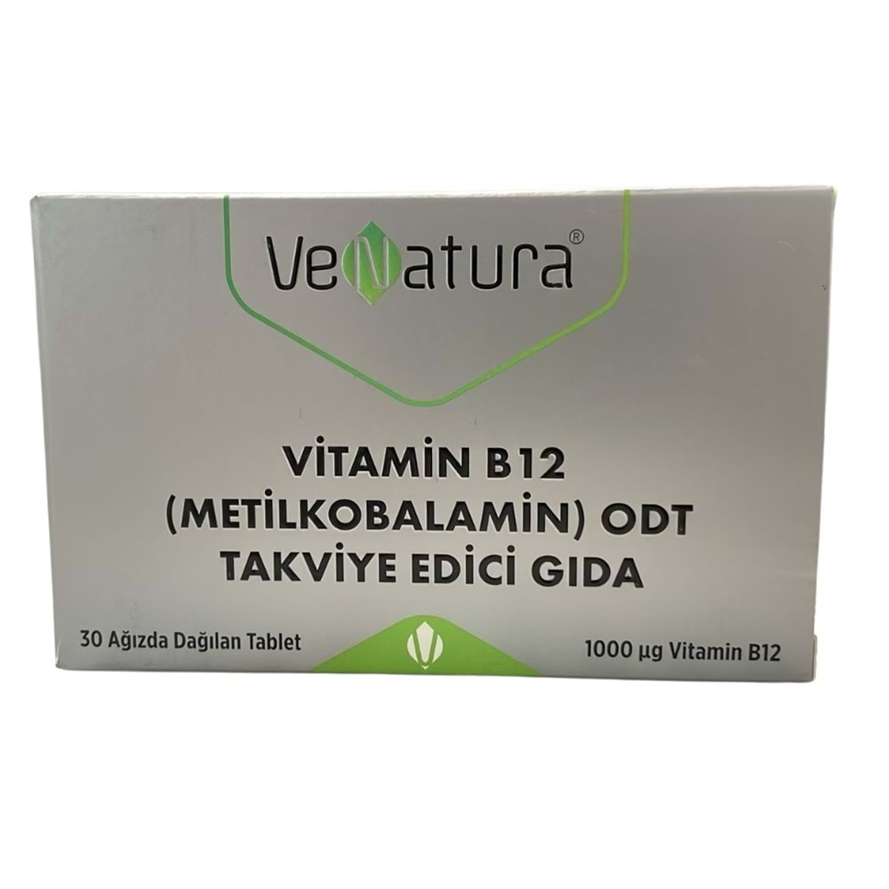 Venatura Metilkobalamin Odt Takviye Edici Gıda 30 Tablet