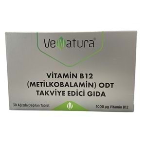 Venatura Metilkobalamin Odt Takviye Edici Gıda 30 Tablet