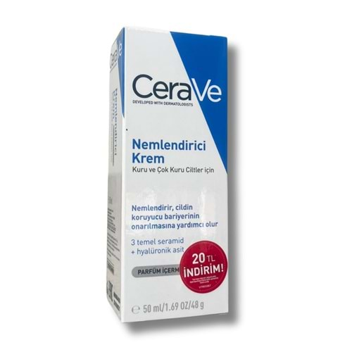 Cerave Nemlendirici Krem 20 TL İndirimli 50 ml