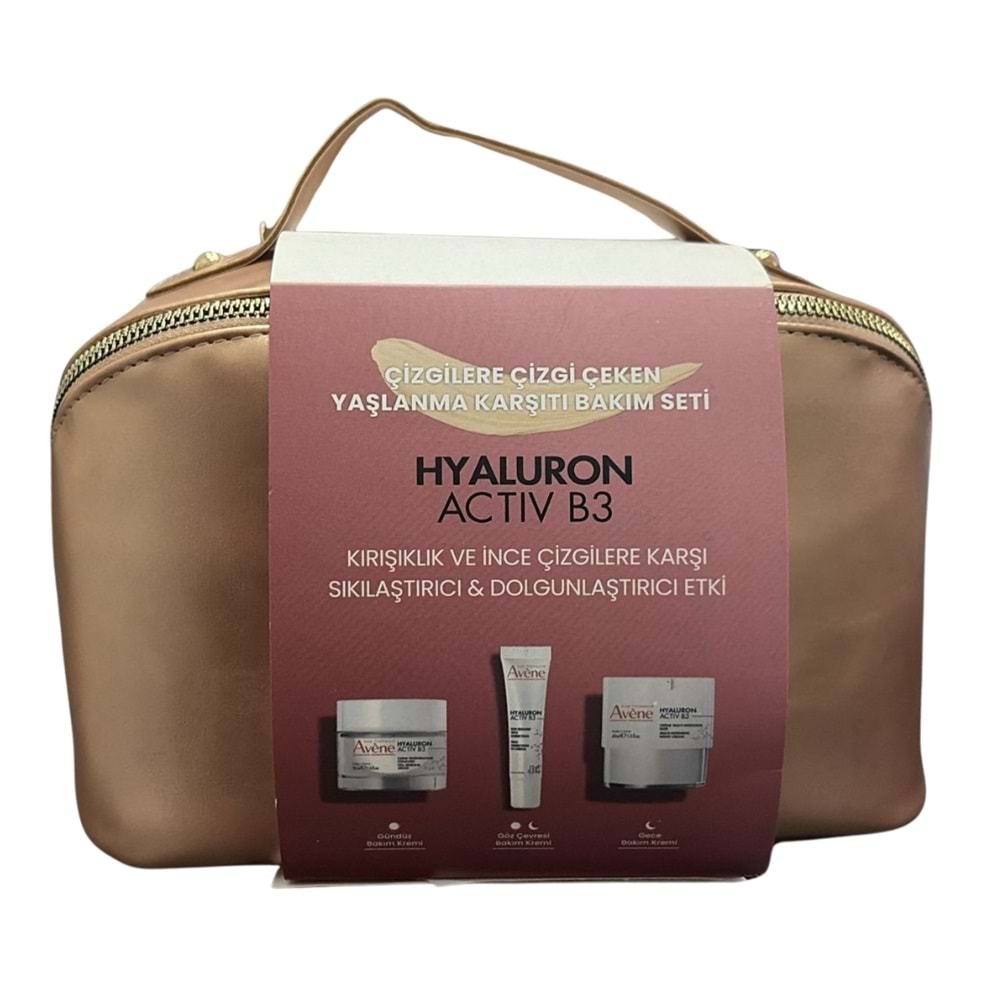 Avene Hyaluron Activ B3 Yaşlanma Karşıtı Çantalı Bakım SETİ