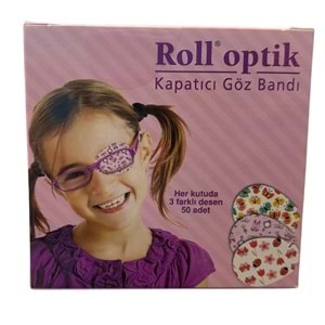 Roll Optik Kapatıcı Göz Bandı Kız 50'li