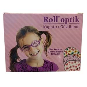 Roll Optik Kız Çocuk Göz Pedi 100'lü