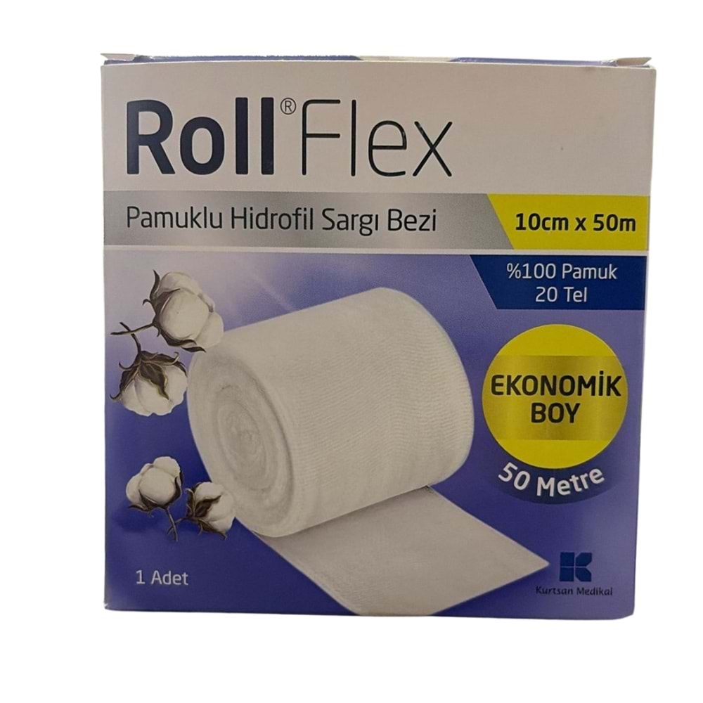 Roll Flex Sargı Bezi 10cm x 50m