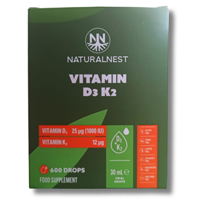Naturalnest Vitamin D3k2 Takviye Edici Gıda 30 ml