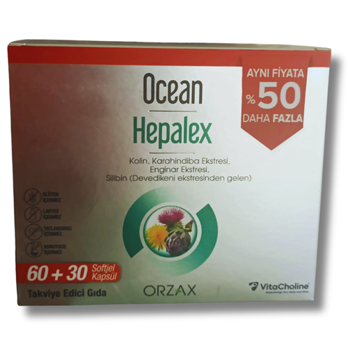 Ocean Hepalex 60 Softjel Kapsül - %50 Daha Fazla